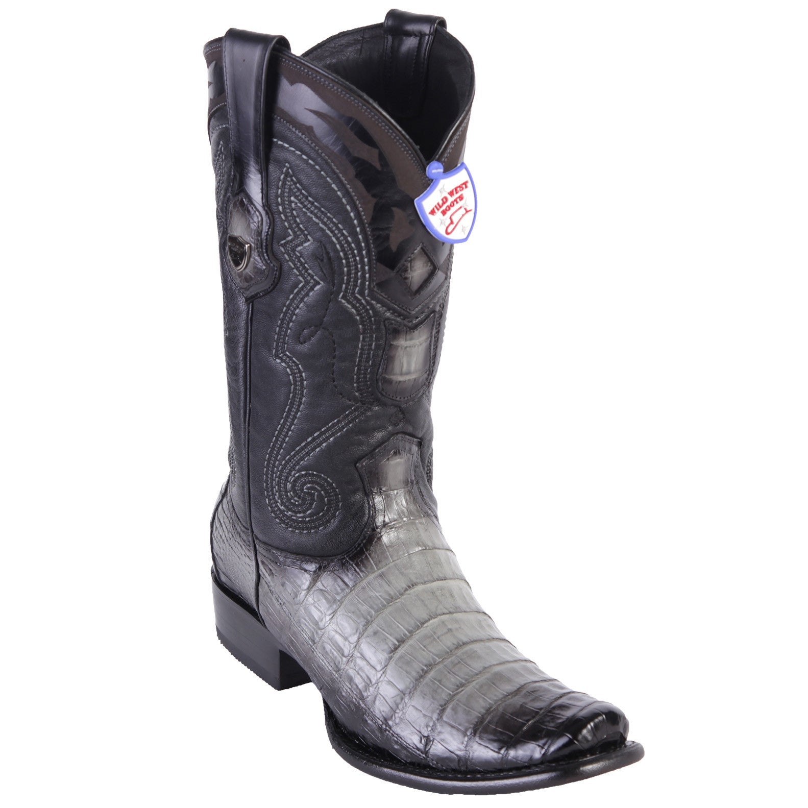 Caiman Belly Boots Dubai Toe by Wild West Boots