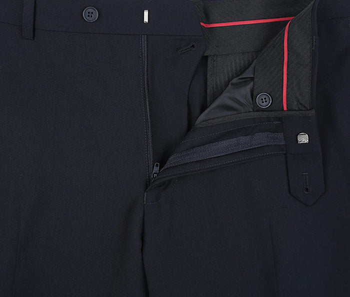 Classic 2 Piece Suit, 2 Buttons, Regular Fit, Dark Navy