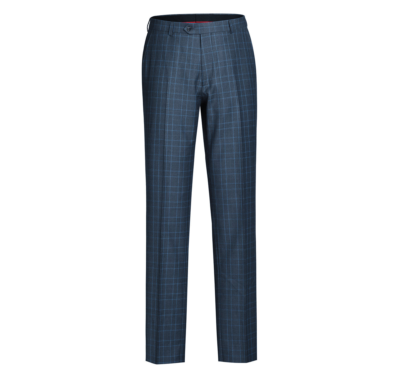 Men's Two Piece Classic Fit Windowpane Suit