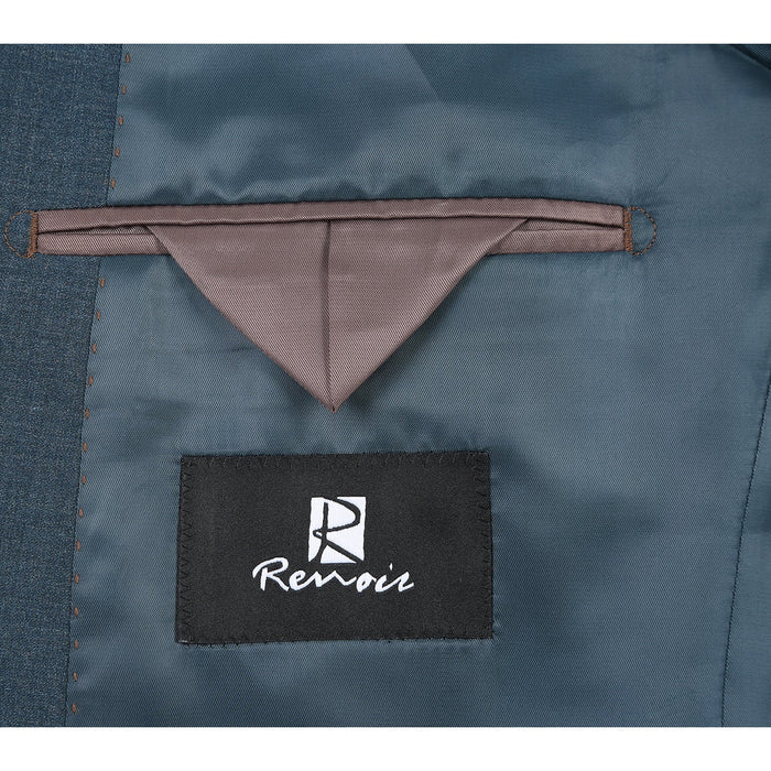 566-5 Slim Fit Wool Suit for Men by Renoir