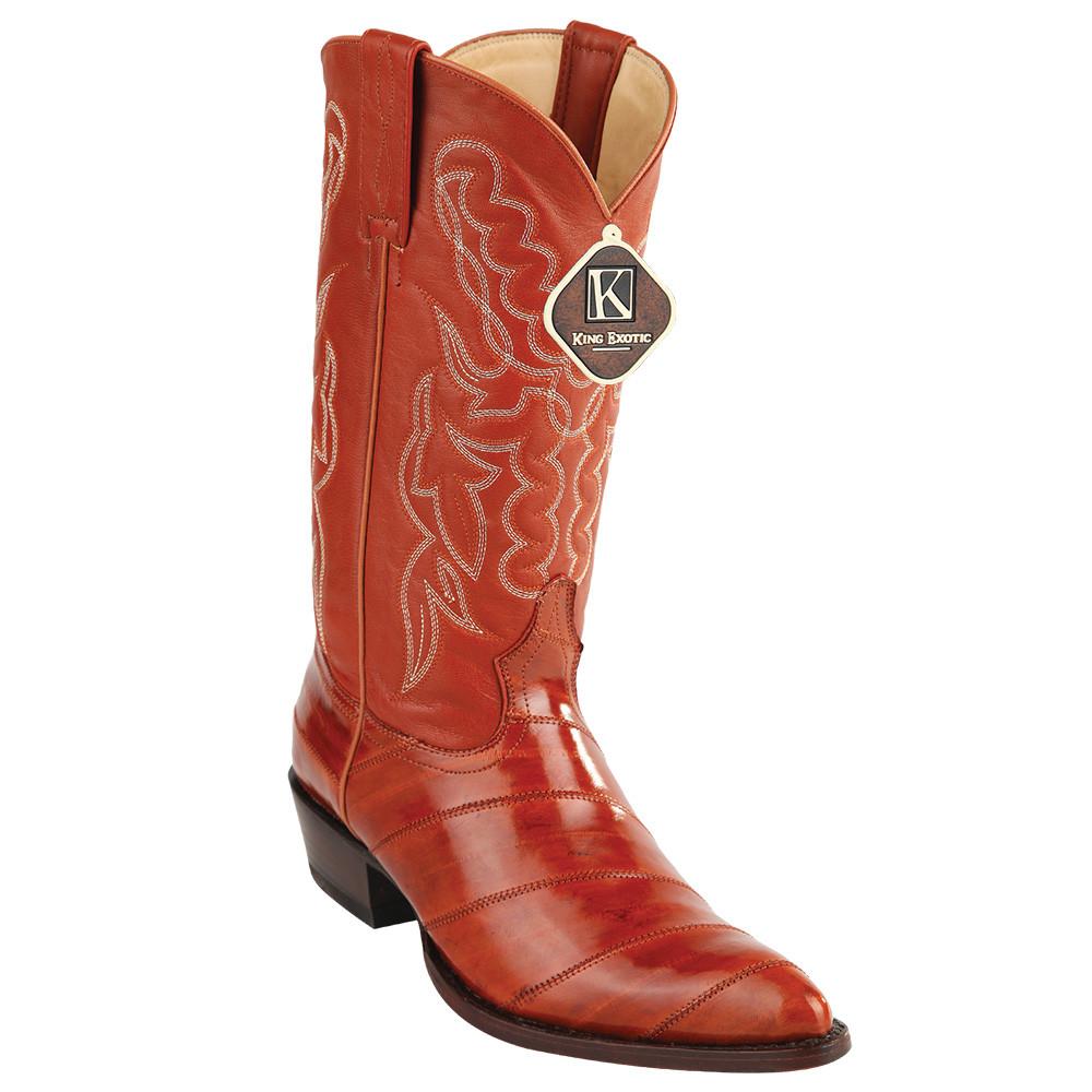 King Exotic Eel Cowboy Boots J Toe
