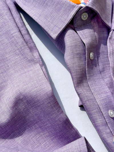Premium Linen Pant - Lilac