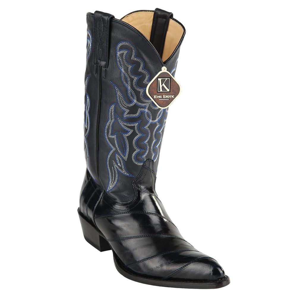 King Exotic Eel Cowboy Boots J Toe
