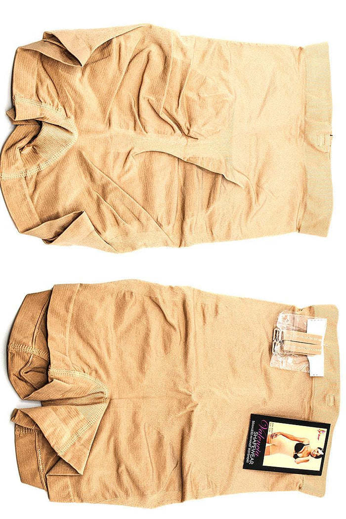 Valencia Seamless Hi-Waist Boyshort Shapewear – Tummy Control Body Shaper Shorts