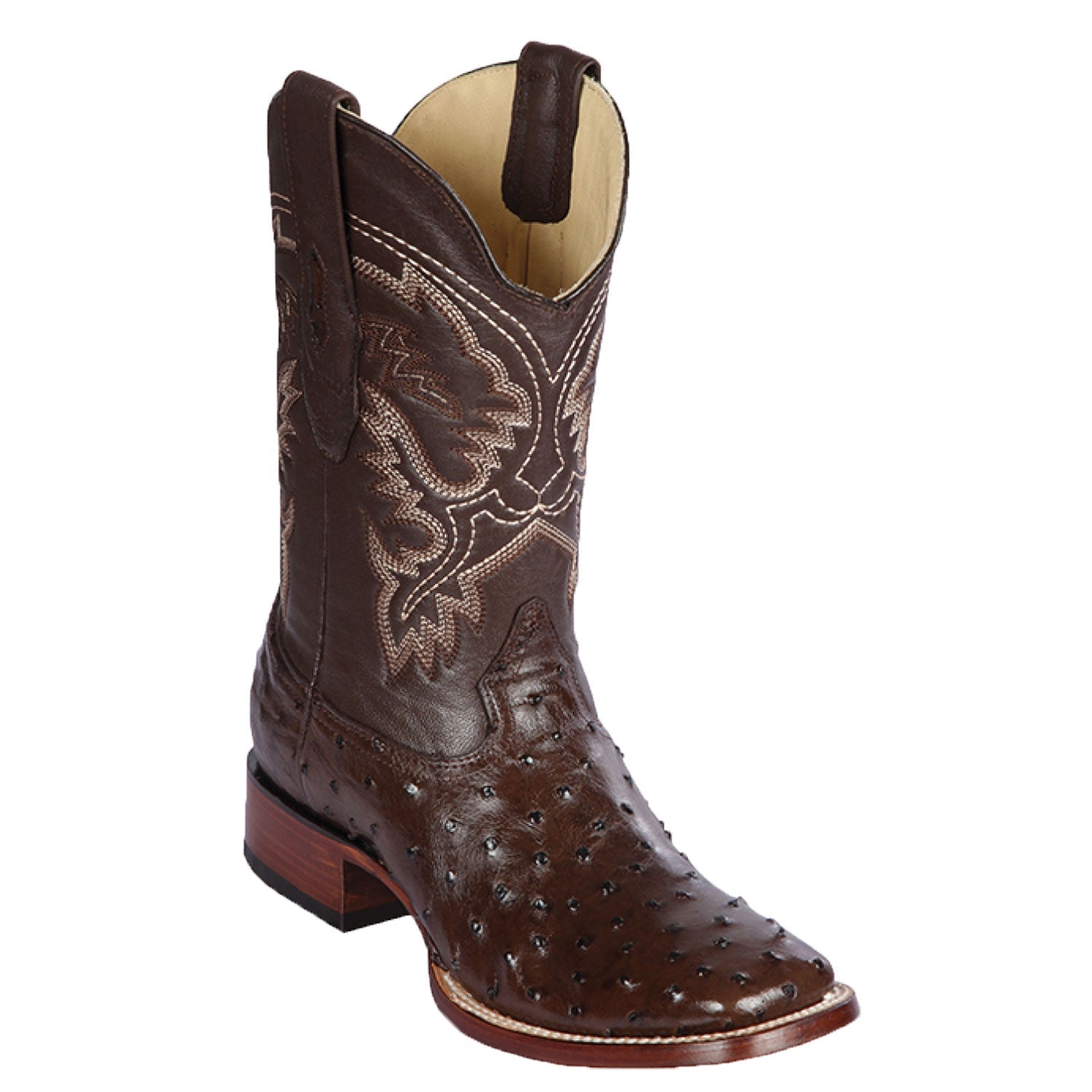 Botas de Avestruz Ranchera Ancha Los Altos Boots