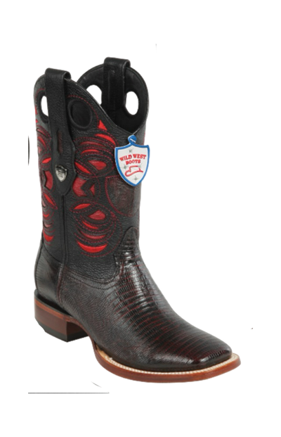 Wild West Armadillo Rodeo Boots Blackcherry