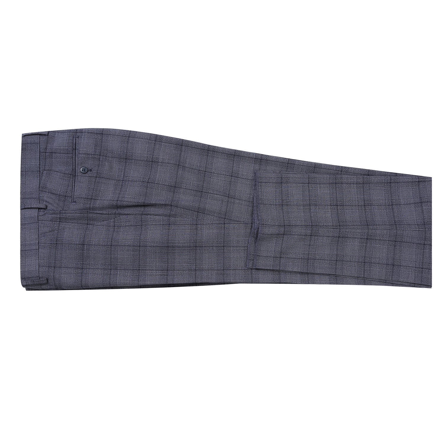 Men's Classic Fit Checked Suit by Renoir