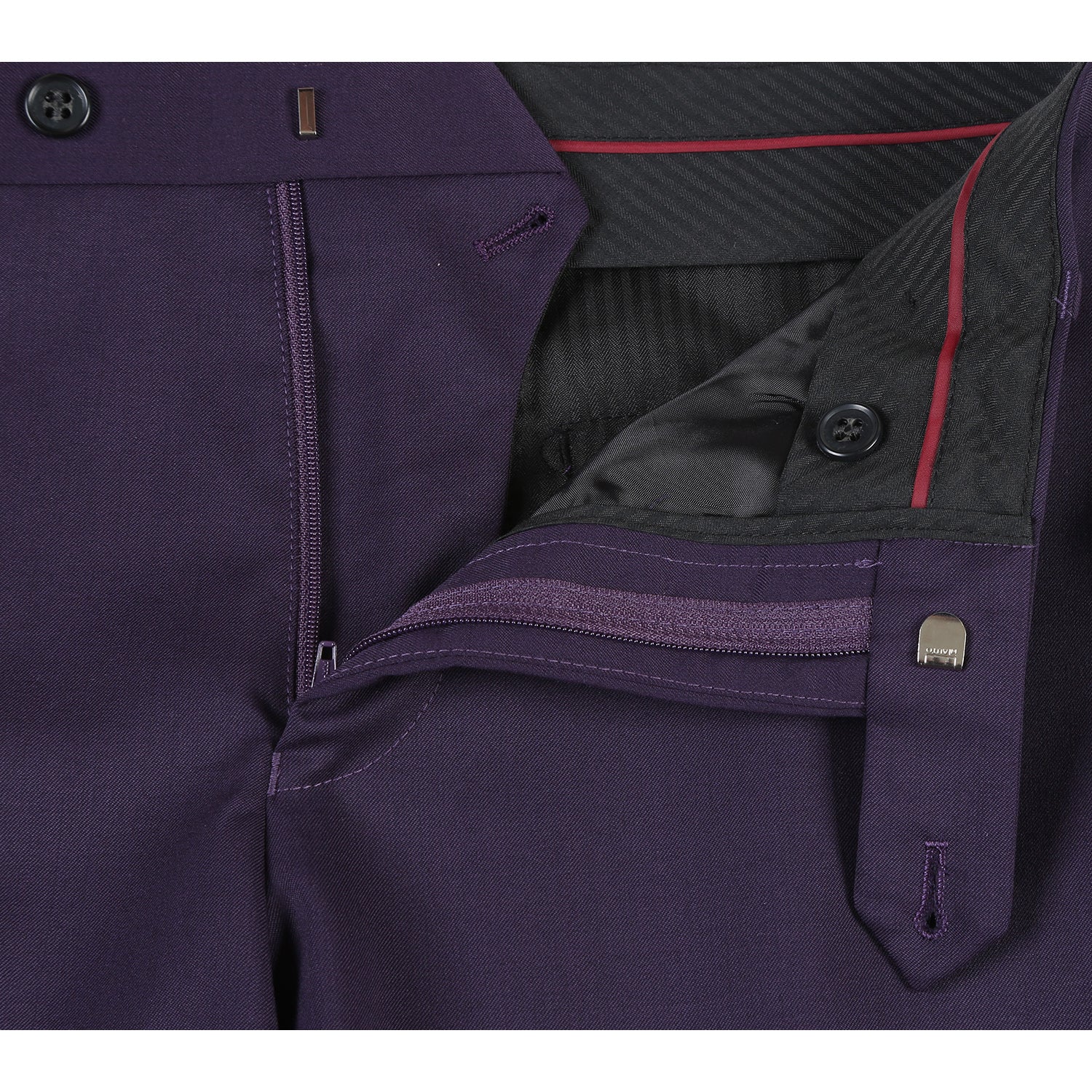 566-4 Men's Slim Fit Wool Suit by Renoir