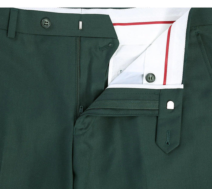Classic 2 Piece Green Suit with 2 Buttons