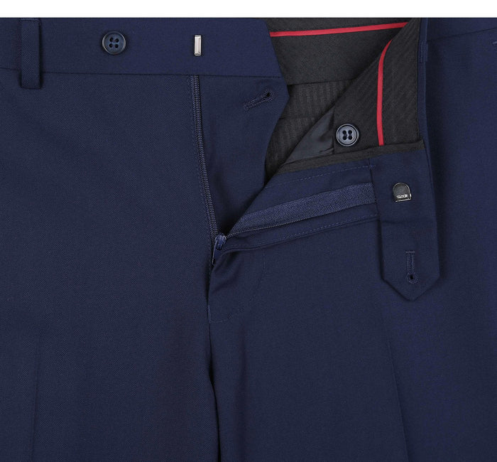 Men's Slim Fit 2-Piece Notch Lapel Suit by Renoir