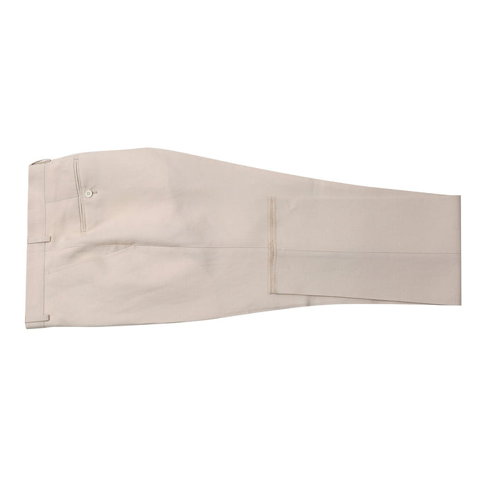 611-3 Men's Slim Fit Checked Linen Suit by Renoir