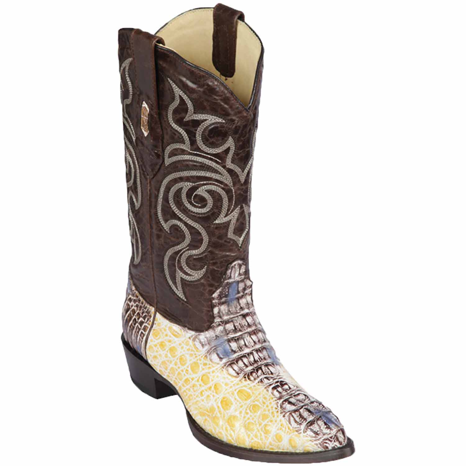 Botas de Cocodrilo Caiman Lomo Puntal by Los Altos Boots