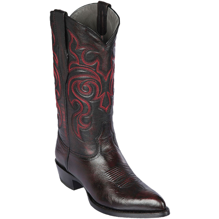 Botas de Cuero de Cabra Vaqueras Puntal para Hombre