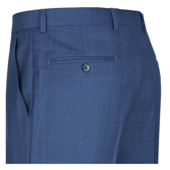 Men's Slim Fit 2-Piece Check Dress Suit