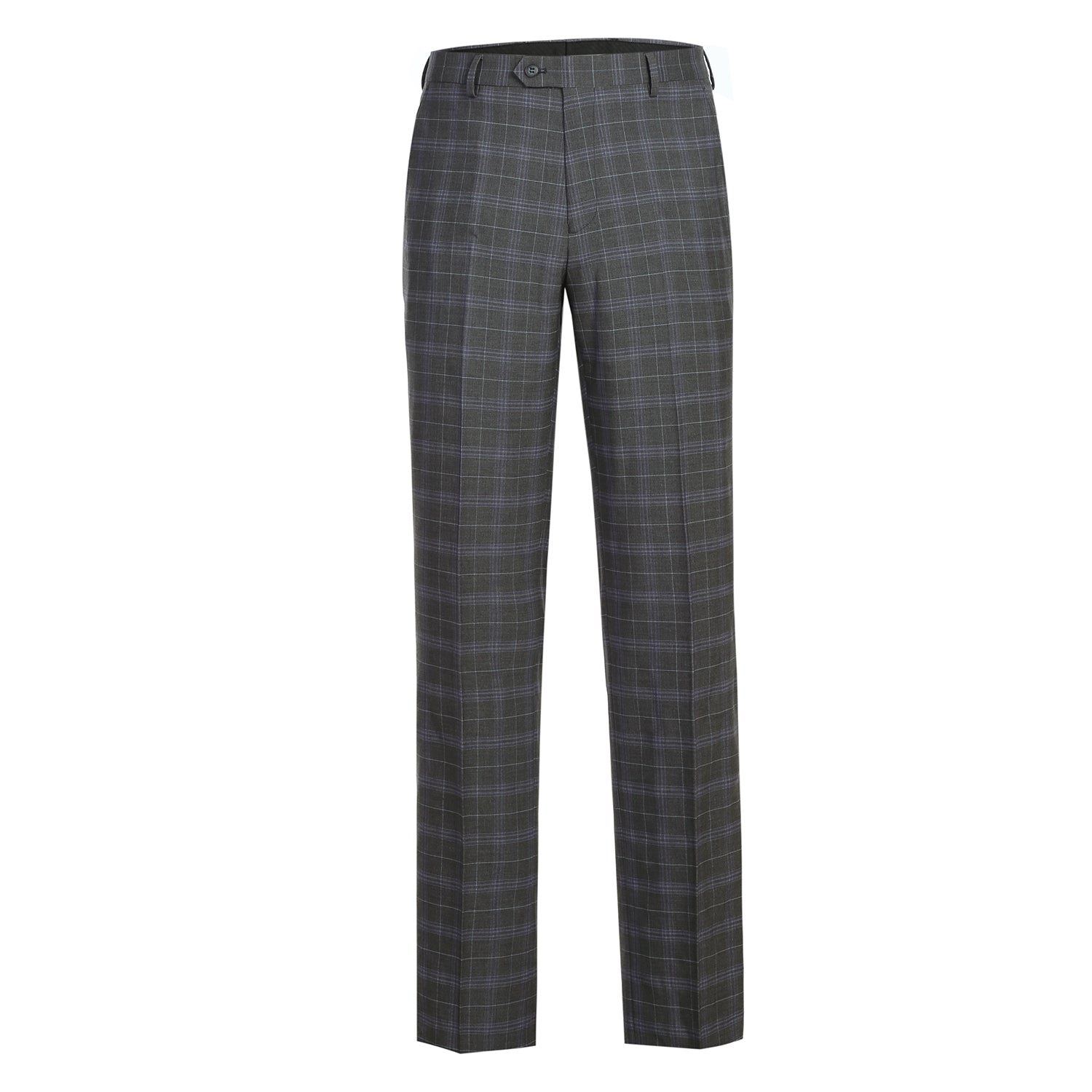 Men's Classic Fit Checked Suit by Renoir