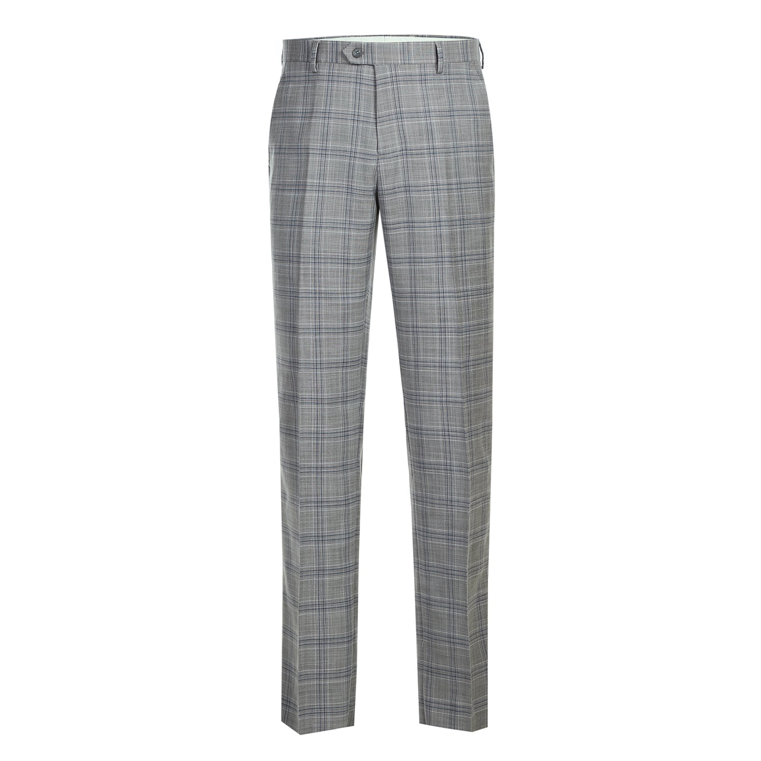 Men's Classic Fit Checked Suit by Renoir