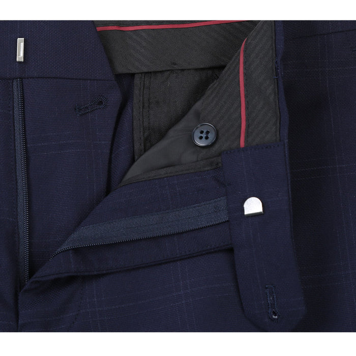 Slim Fit Checked Suit 293-29 for Men