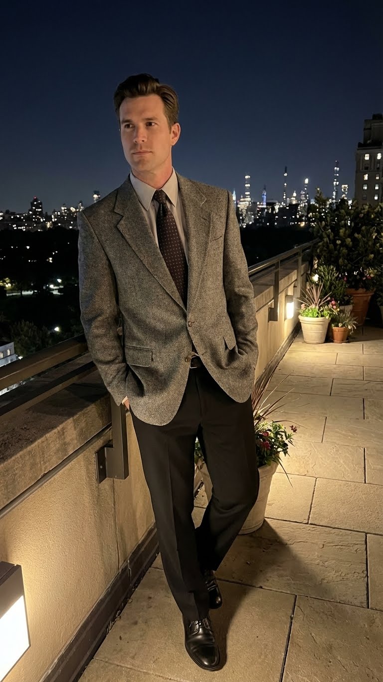 Men’s Dark Grey Blazer – Charcoal Grey Sport Coat Jacket