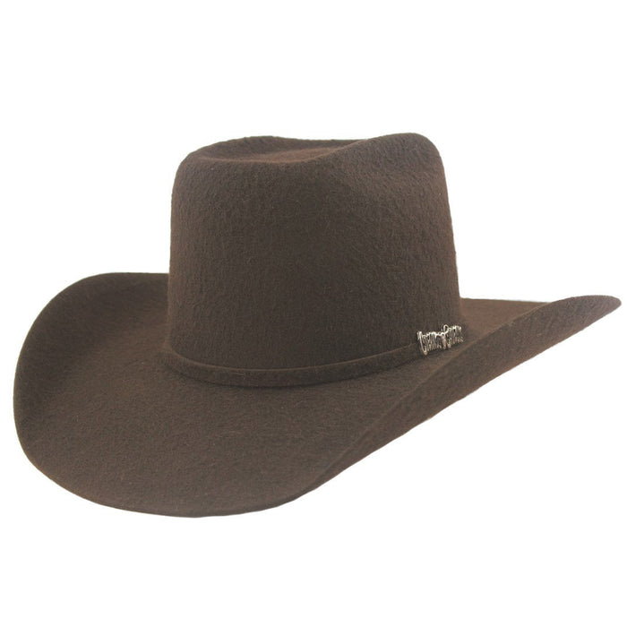 Cuernos Chuecos 10x Chocolate Grizzly Fur Felt Hat