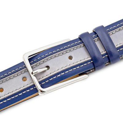 Mezlan Two-Tone Leather Belt