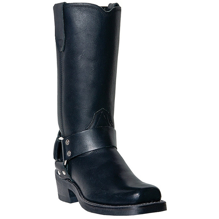 Dingo Black Womens Leather Motorcycle Boots