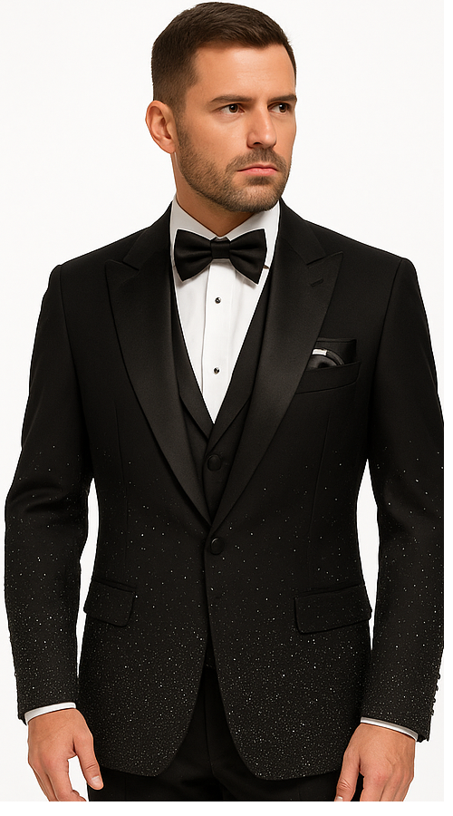 After Six Black Classic Men’s Tuxedo
