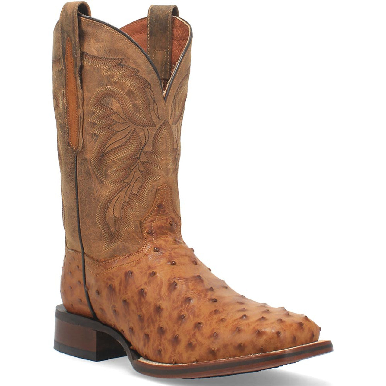 Dan Post Alamosa Tan Ostrich Cowboy Boot