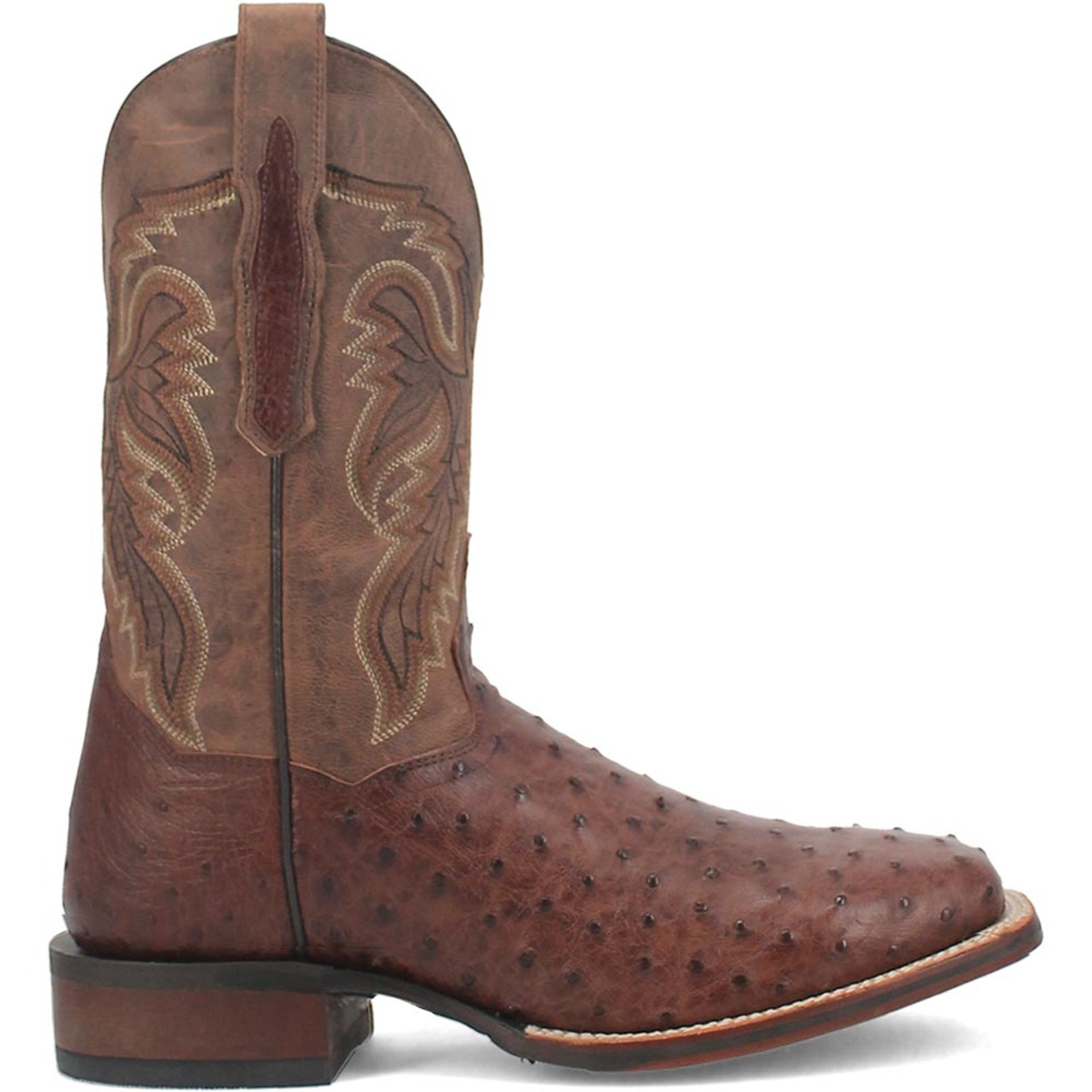 Dan Post Alamosa Brown Ostrich Cowboy Boot
