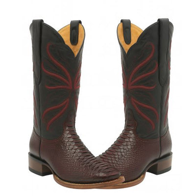 Print Python Cowboy Boots by Quincy Boots