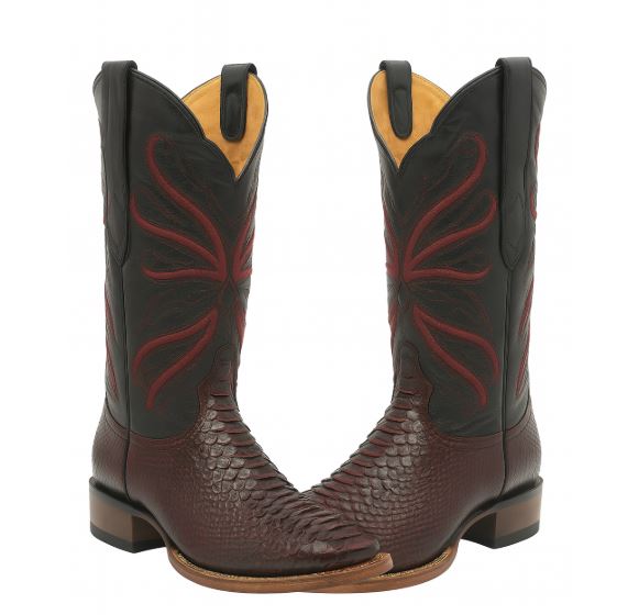 Print Python Cowboy Boots by Quincy Boots