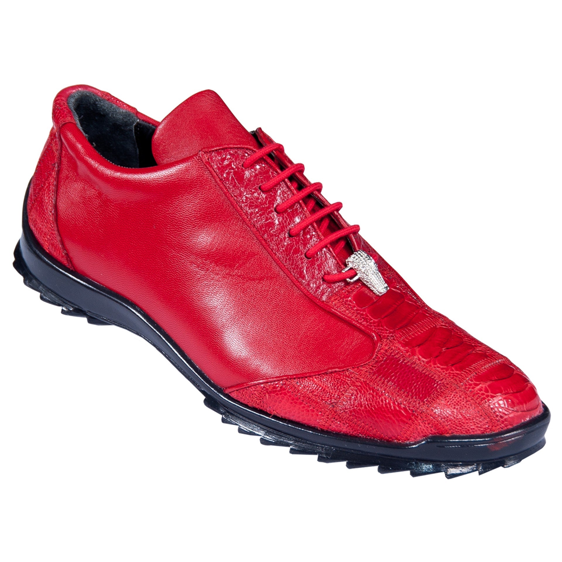Los Altos Red Genuine Ostrich Shoes