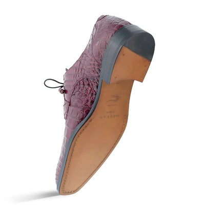 Mezlan Crocodile Derby Dress Shoes