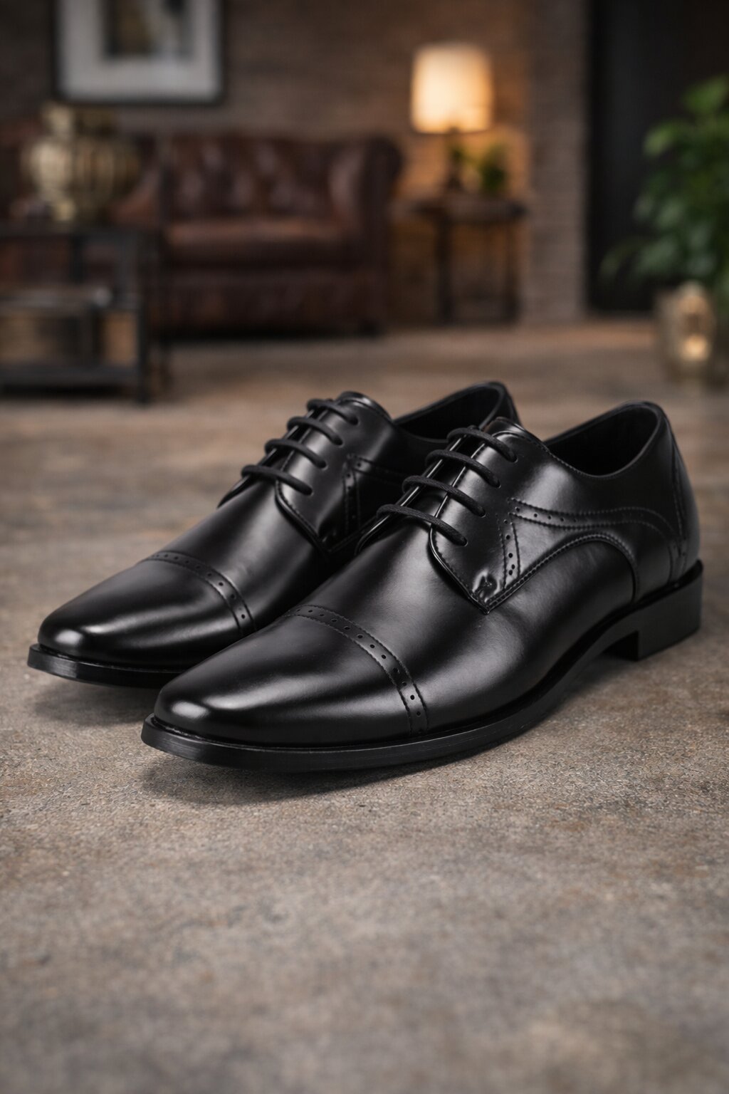 Antonio Cerrelli 7000 Wide Lace-Up Dress Shoes