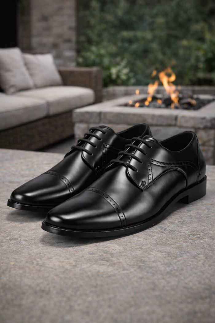 Antonio Cerrelli 7000 Wide Lace-Up Dress Shoes