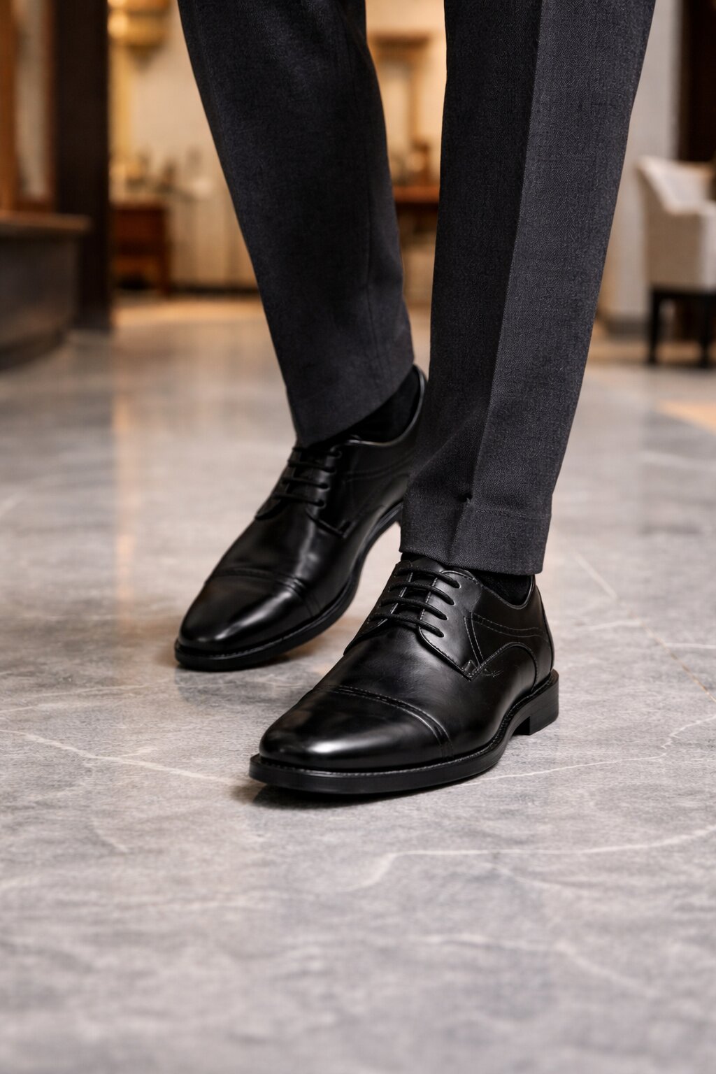 Antonio Cerrelli 7000 Wide Lace-Up Dress Shoes