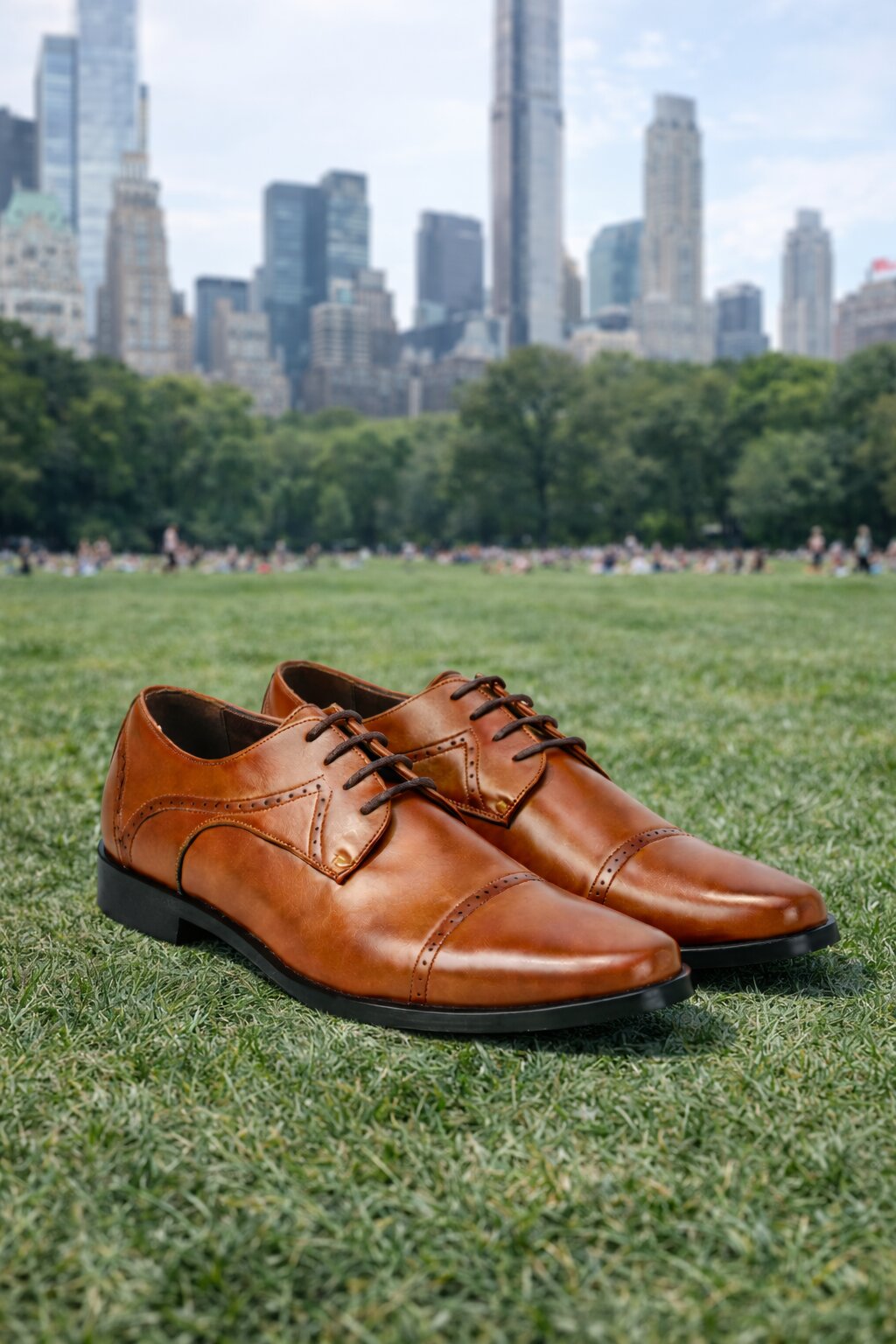 Antonio Cerrelli 7000 Wide Lace-Up Dress Shoes