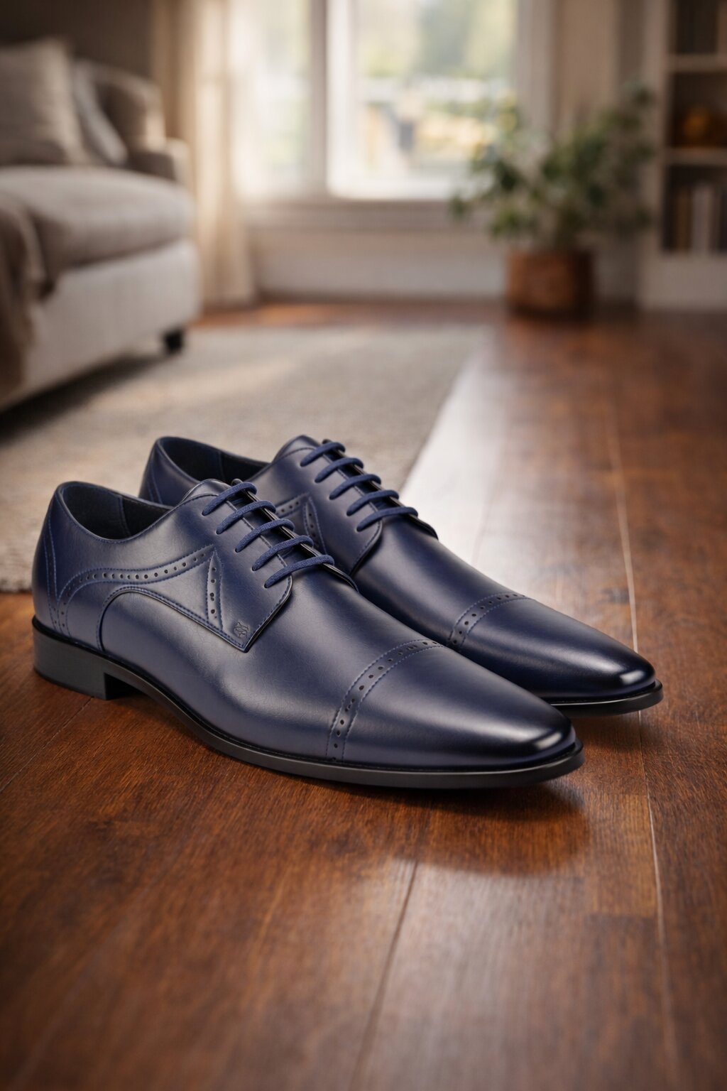 Antonio Cerrelli 7000 Wide Lace-Up Dress Shoes