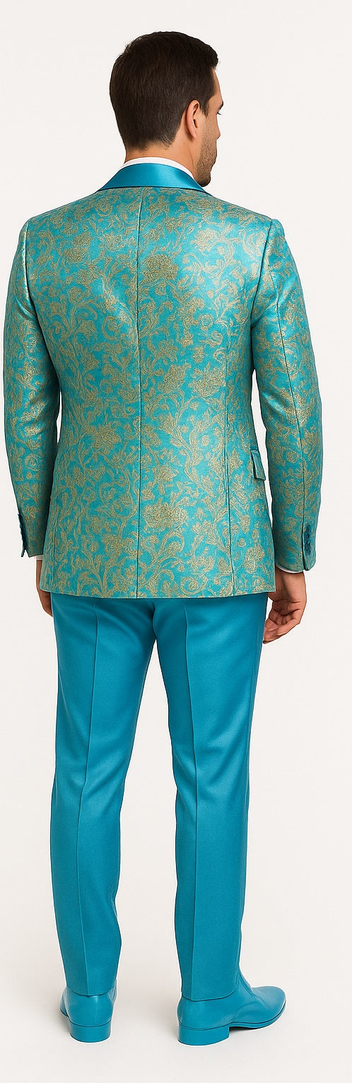Aqua Blue Tuxedo - Tiffany Blue Suit