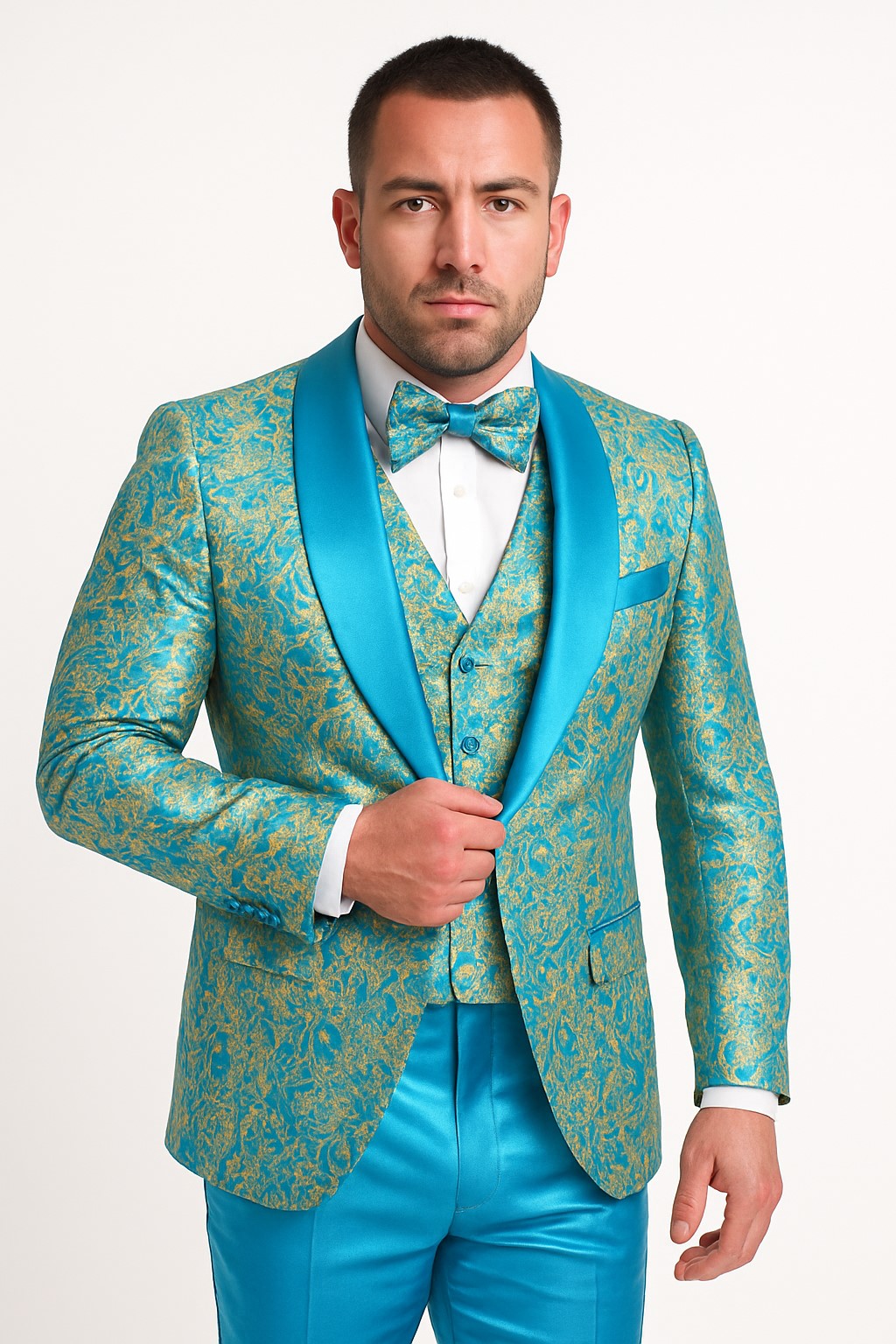 Aqua Blue Tuxedo - Tiffany Blue Suit