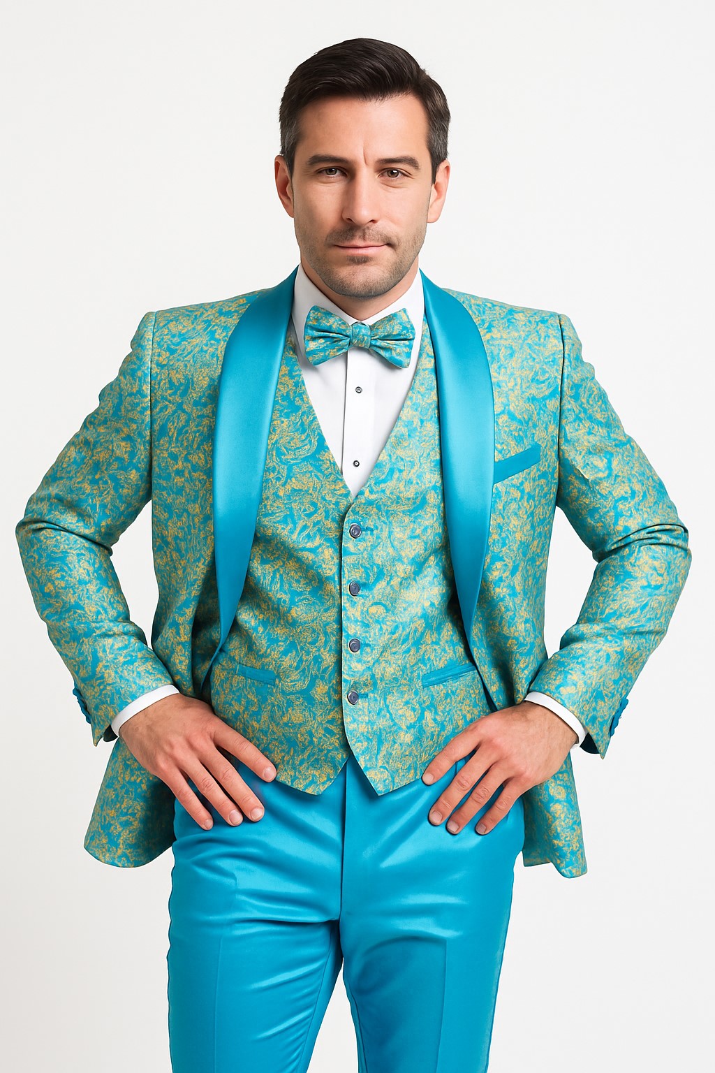 Aqua Blue Tuxedo - Tiffany Blue Suit