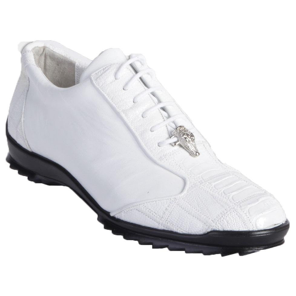 Sneaker de Piel de Avestruz Pata Blanco by Alligatorwarehouse