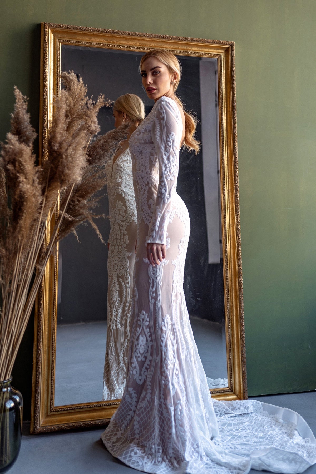 Tina Holly BB021 Wedding Prom Mermaid Evening Sequin Dress
