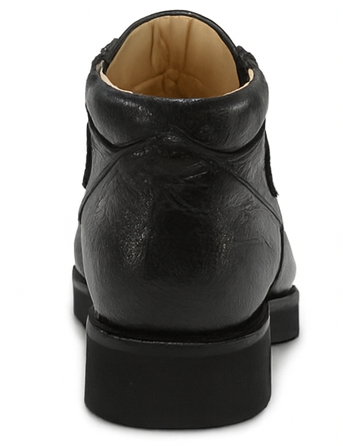 Los Altos Black Caiman & Ostrich Shoes
