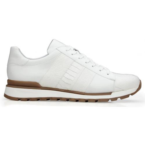 Belvedere Blake Ostrich Leg & Calf Sneakers
