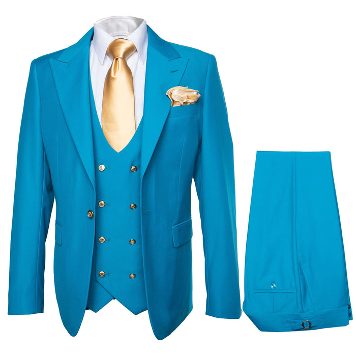 ROSSI MAN Slim Fit 3 Piece Suit Bond RM1776
