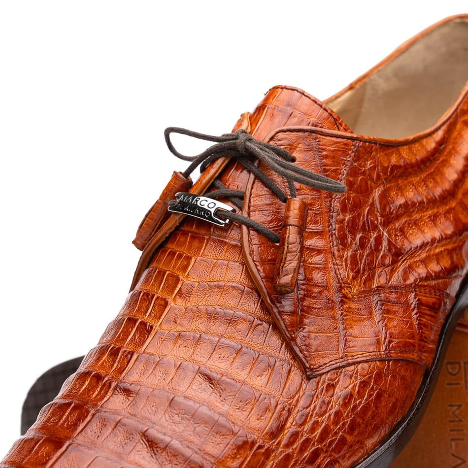 Marco Di Milano Lacio Crocodile Derby Oxfords