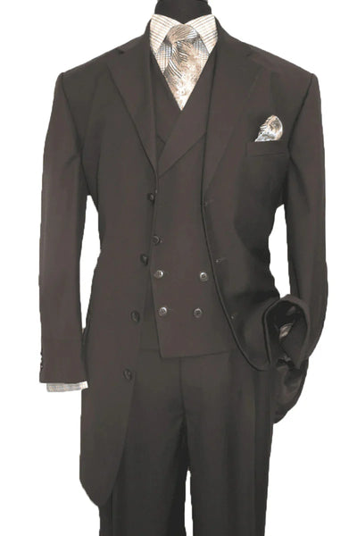 Brown 4 Button Wedding Suit Set