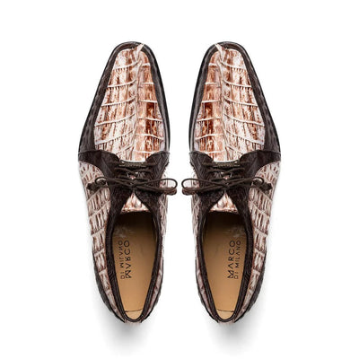 Caribe Crocodile Dress Derby Oxfords by Marco Di Milano