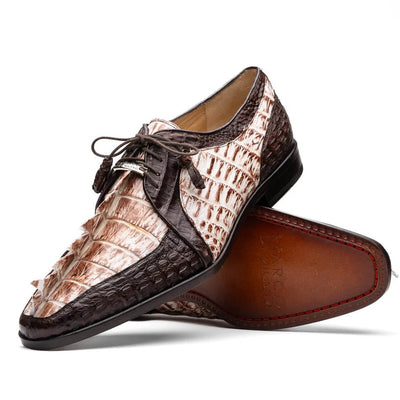 Caribe Crocodile Dress Derby Oxfords by Marco Di Milano