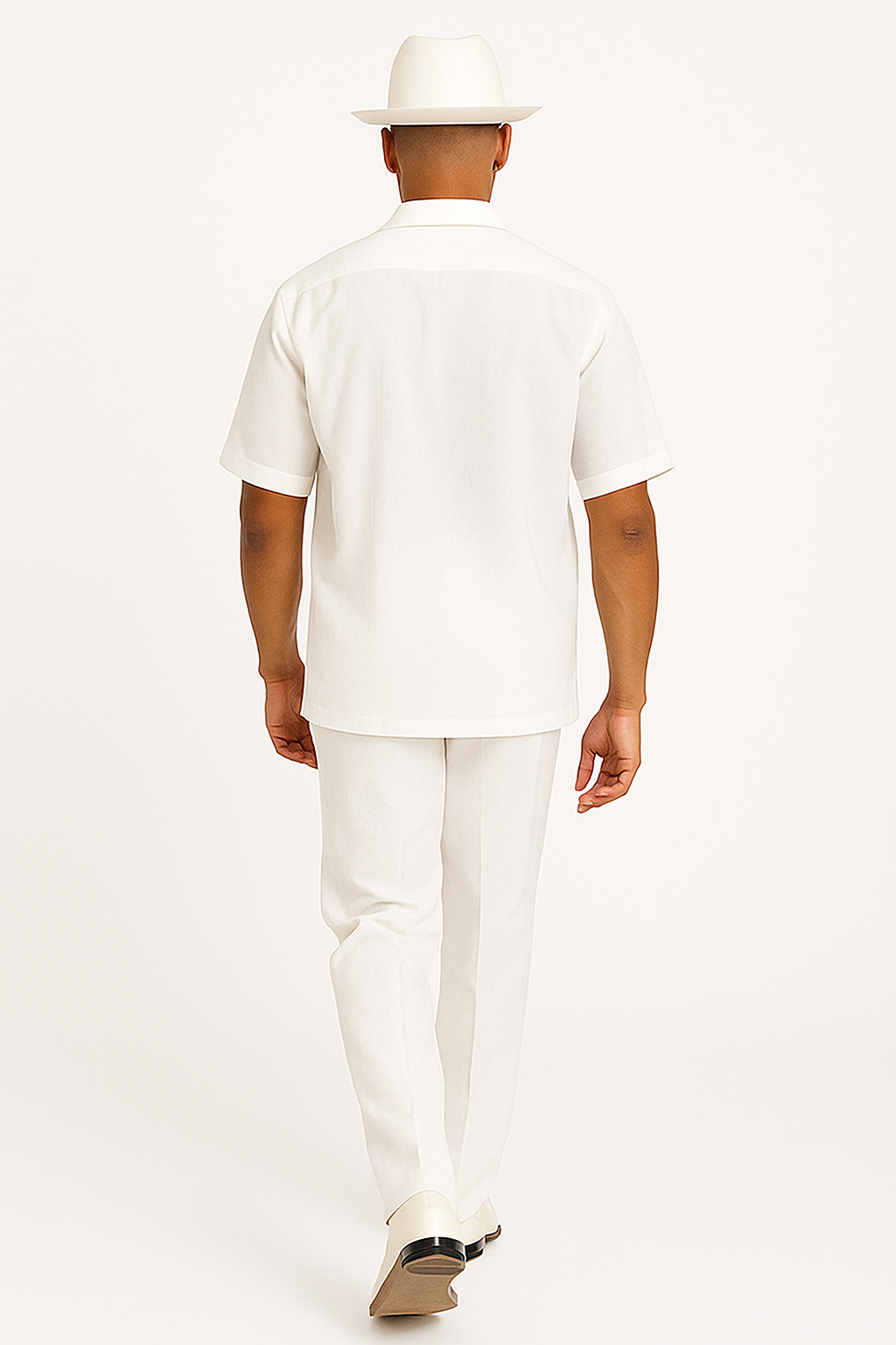 Mens Linen Walking Suit - "White" Summer Outfit - Mens Linen Suit